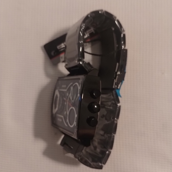 Sanda Digi-Ani, Triple Time Zone, Multi-function Stainless Bracelet Watch - Picture 3 of 10